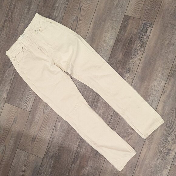 AGOLDE X REVOLVE Women Remy High Rise Straight Leg Denim Jeans in Paper 24 - Picture 4 of 12